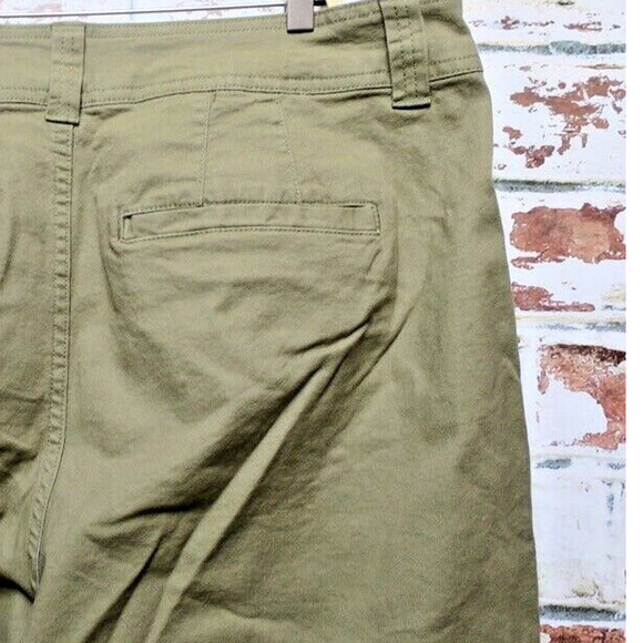 A New Day Wide Cotton Blend Leg High Rise Cropped Pants - Picture 8 of 10